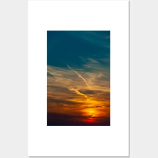 Wispy Sunset Sky Posters and Art